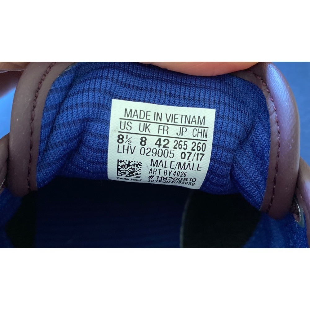 Adidas Adi-Ease Dark Burgandy Skate Shoes. Size 8 1/2 EUC - Picture 9 of 12